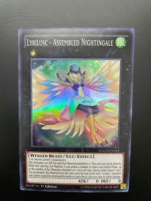 Yugioh Lyrilusc - Assembled Nightingale MACR-EN043 1st Edition Super Rare NM - Image 1 of 2