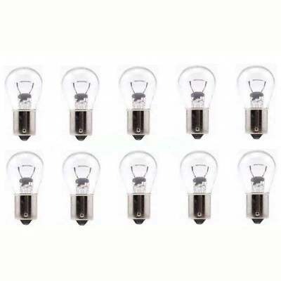 #1156 Stock Park Parking Back Up Tail Light Signal Lamps Bulbs Box Of 10 12V - Image 1 of 4