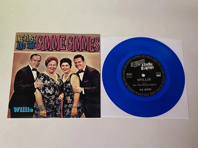 Me First And The Gimme Gimmes WILLIE 7" Record Clear Blue Vinyl NEW OOP Foto 1 de 2