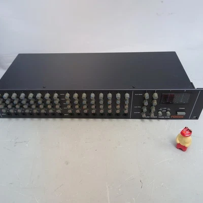 Fostex Model 2016 Line Mixer 16-Channel Professional Audio Rack Unit from japan - Image 1 of 4