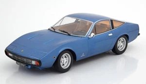 KK Scale 1/18 Ferrari 365 GTC/4 Blue 1971 Diecast Model - Picture 1 of 3