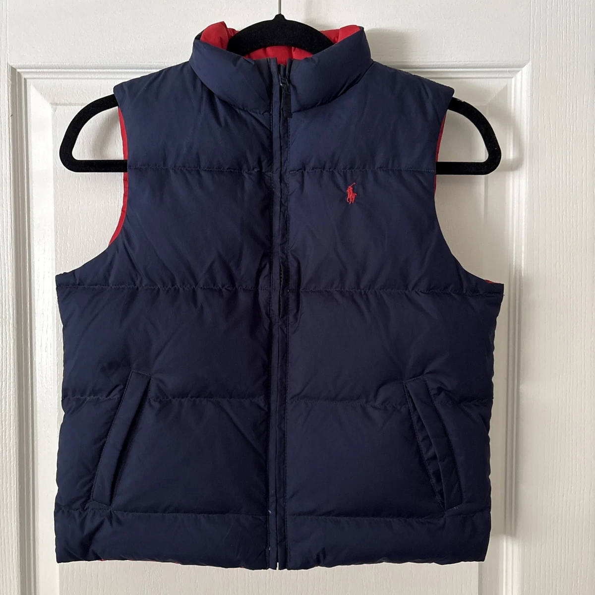 Rlx Ralph Down Vest Polo Vest Blue Polo Ralph Lauren Men Vest