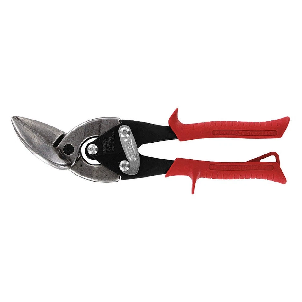 MIDWEST SNIPS MWT-SS6510L Aviation Snips,Left/Straight,9-3/4 In 34RF79 - Image 1 of 1