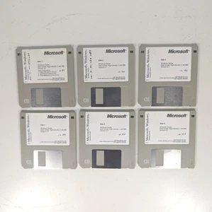 Microsoft Windows Operating System 1-6 Floppy Disks 1993 Version 3.1 - Picture 1 of 9