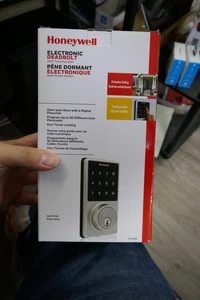 Honeywell Wi-Fi Electronic Touchscreen 8733500 Door Locks Satin Nickel #SH2 - Picture 1 of 2
