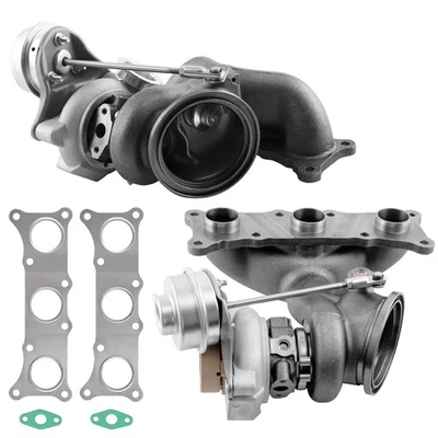 2 piezas Turbo Fit BMW 740i 740Li X6 35i 3.0 N54B30 326/306HP 49131-07329/07309 Foto 1 de 4