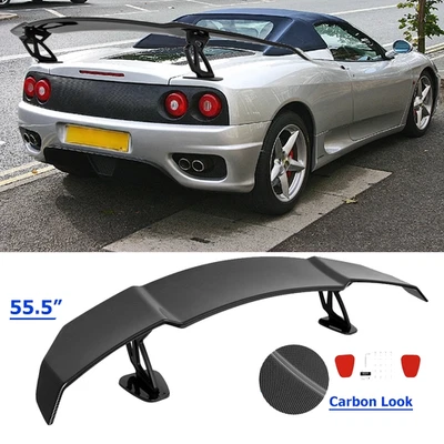 Rear Trunk GT Wing Racing Spoiler Carbon Lip For Ferrari 360 Modena Foto 1 de 4