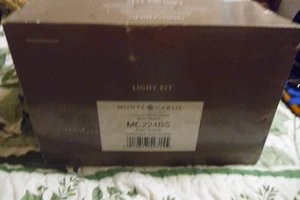 Monte Carlo Ceiling Fan Mini 20" Light Kit Brushed Steel MC224BS - Picture 1 of 2
