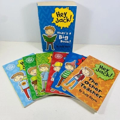 6 Lot (16 Stories) Sally Rippin Hey Jack! Childrens Medium Paperback Books - Image 1 of 4