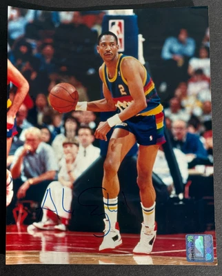 С автографом Denver Nuggets Зал славы Алекс на английском языке с сертификатом подлинности - Изображение 1 из 2