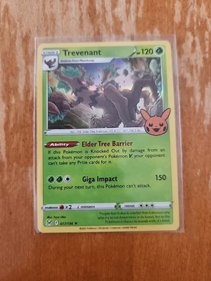 Pokemon Card Single Trevenant #017/196 Trick Or Trade Holo Rare NM TCG A38 - Image 1 of 4