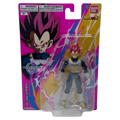 Figura de acción Dragon Ball Z Evolve Super Saiyan God Vegeta 5" - Bandai Foto 1 de 4