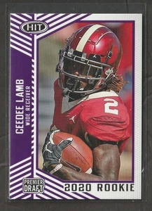 2020 Sage Hit Premier #20 Purple CeeDee Lamb Dallas Cowboys RC Rookie - Picture 1 of 1