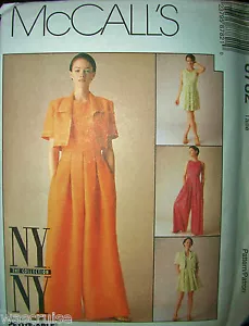 Abito Bolero Tuta Miss McCall 8782 Modello UNCUT NY NY The Collection Taglia 4 - Foto 1 di 5