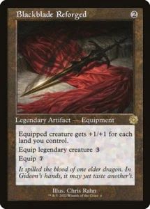 1x Blackblade Reforged (RETRO) - Casi nuevo - Ver foto para el conjunto - SPARROW MAGIC mtg - Imagen 1 de 1