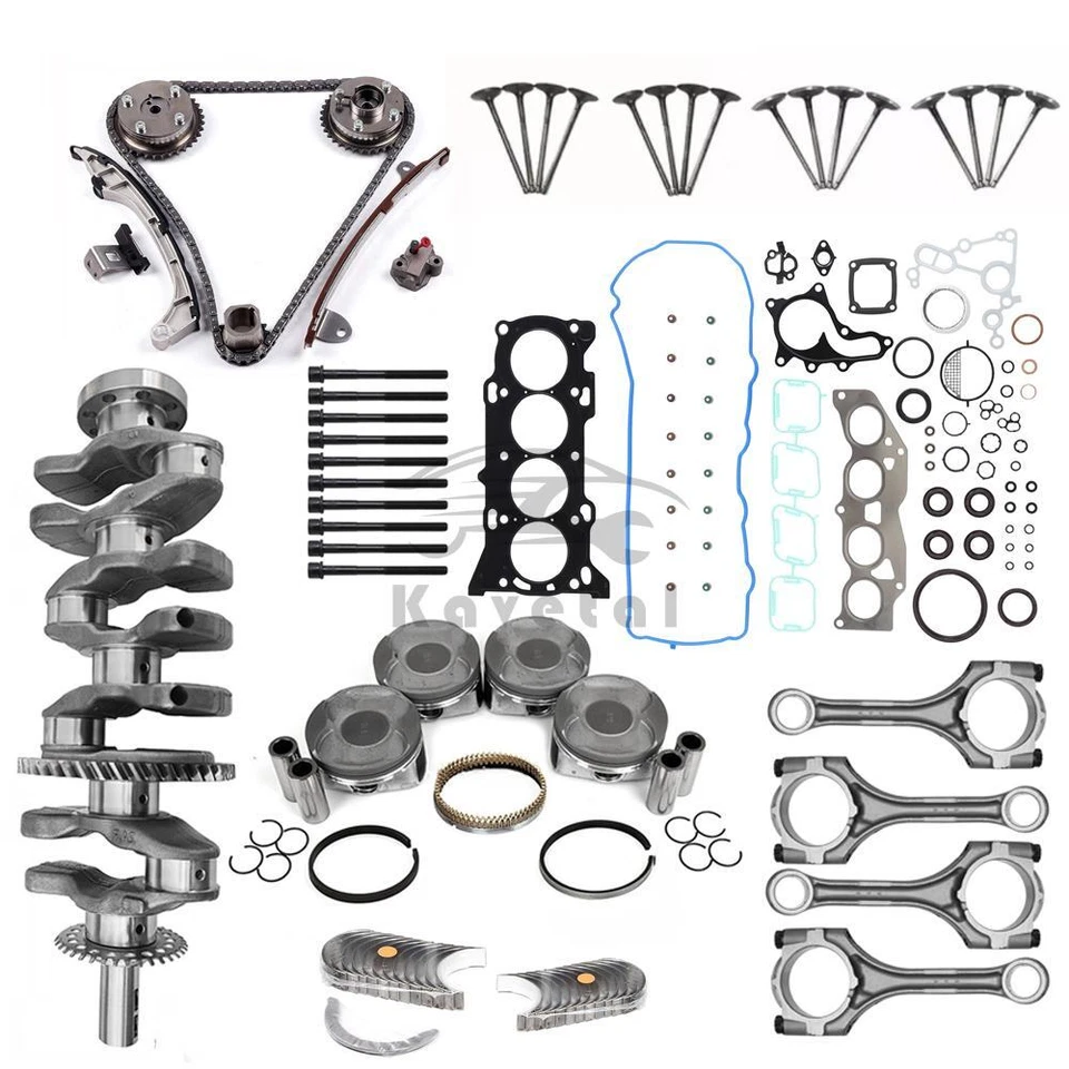 Kit de reconstrucción de revisión de motor 2AR-FE para Toyota Camry Rav4 Scion tC 09-16 2,5 L 2 AR Foto 1 de 4