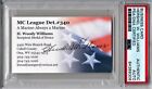 HERSHEL WILLIAMS MEDAL OF HONOR IWO JIMA WWII SIGNED BUSINESS CARD PSA/DNA MOH