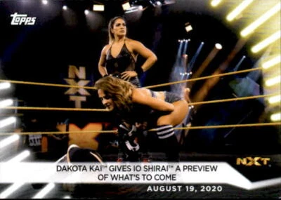 Dakota Kai/Io Shirai 2021Topps WWE Women's Division Card #60 - Image 1 of 2