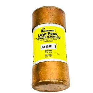 LOT OF 4 BUSSMANN #LPJ45SP LOW PEAK ULTIMATE PROTECTION DUAL ELEMENT TIME DELAY  - Picture 1 of 5