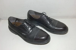 Mephisto MELCHIOR Air-Relax Mens 11 Black Leather Goodyear Welt Cap Toe Oxford - Picture 1 of 5