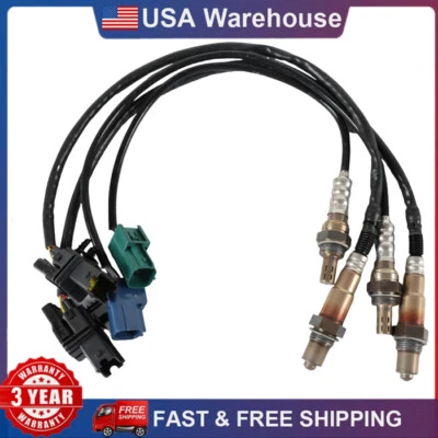 4PCS Oxygen O2 Sensor For INFINITI 2006-2010 M45 / 2004-2007 G35 /2006-2008 FX45 - Image 1 of 4