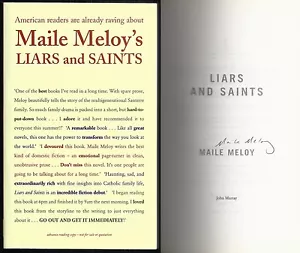 Maile Meloy - Liars and Saints - Signed - Uncorrected Proof (ARC 2004) - Imagen 1 de 1
