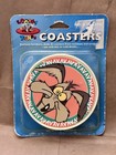 Vintage 1995 Looney Tunes Wile E Coyote Coasters Set of 4 Deco Plastic Conimar