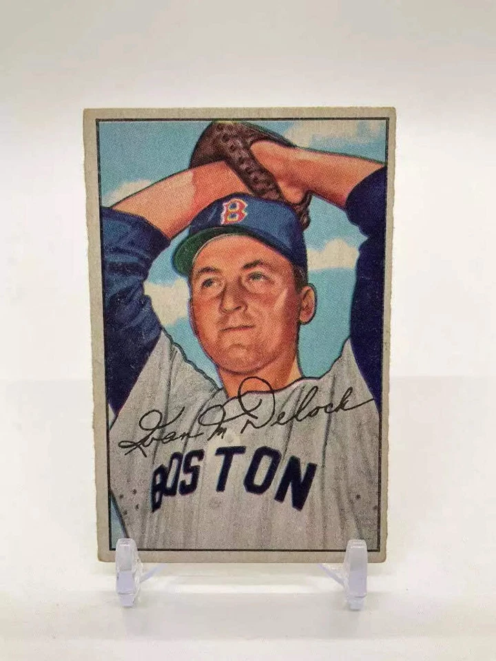 Ivan Delock 1952 Bowman Rookie Card #250 Boston Red Sox VG-EX - Image 1 of 2