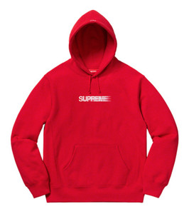supreme on sleeve hoodie