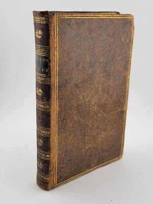 Rare Antique Manuscript 1802 Works of Cowley Davide. Works Of The English Poets. - Image 1 of 4