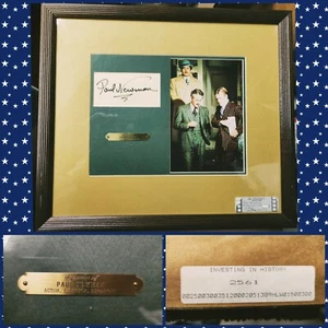 ⭐ Autógrafo de Paul Newman de Walt Disney Sid Cahuenga's Investing in History Col - Imagen 1 de 5