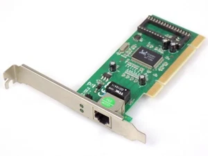 Realtek RTL8169SC Gigabit 10/100/1000 Mbit RJ45 Ethernet Card Netzwerk Karte PCI - Bild 1 von 1
