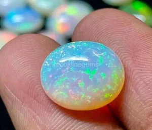Piedra preciosa sin tratar juego de colores certificado ópalo de fuego etíope bicolor 5 quilates 5 ATW - Imagen 1 de 5