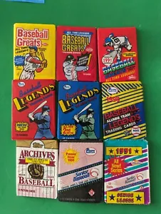Pacific Legends I & 2 &3 Baseball Packs. Baseball Greats 1&2&3 . Topps 1953 & - Picture 1 of 2