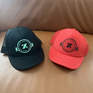 Two (2) Zeal Optics Snapback Trucker Hat Promos Brand New Never Used - Picture 1 of 9