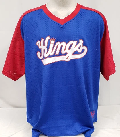 Brand New Men Mitchell&Ness NBA Sacramento Kings Mesh Shirt Jersey - 2XL Cover