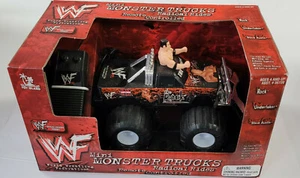 WWF The Rock Remote Controlled Mini Monster Truck WWE Wrestling Radical Rides - Picture 1 of 5