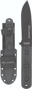 Ka-Bar EK51 Short Drop Point Fighting Knife 5" 1095 Blade w/ Celcon Sheath - Picture 1 of 1