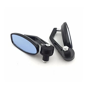 Alloy Rear Side 7/8" Bar End Mirrors Yamaha FJ600 FJ1100 FJ1200 FJR 1300 FJR1300 - Picture 1 of 6
