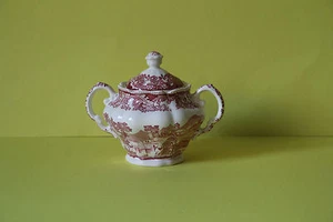 Spode Pink Rhine Zuckerdose - Picture 1 of 1