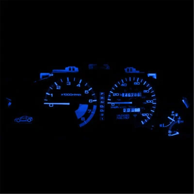 Blue Gauge Cluster + Climate control Led Kit For Honda Civic del sol 1993-1997 - Image 1 of 4