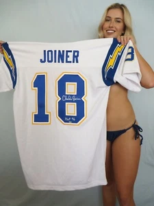 Charlie Joiner signed autographed auto Chargers stitched throwback jersey HOF 96 - Picture 1 of 2