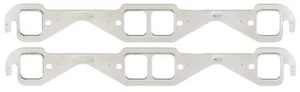 Mr Gasket 4801G   MLS Stainless Header Gaskets  Small Block Chevy Square Port - Picture 1 of 2