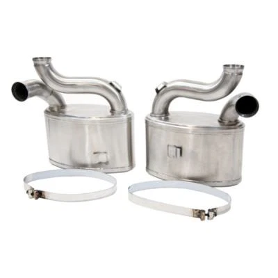 Silenciadores de escape de acero inoxidable tono deportivo Porsche 911 993 Turbo Topgear Foto 1 de 4