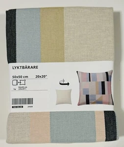 IKEA Lyktbärare Kissenbezug hellbeige bunt 50x50cm 705.106.06 NEU OVP - Bild 1 von 5