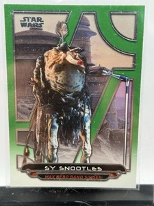 2017 Topps Star Wars Galactic Files Reborn Trading Card #ROTJ-12 Sy Snootles - Picture 1 of 2