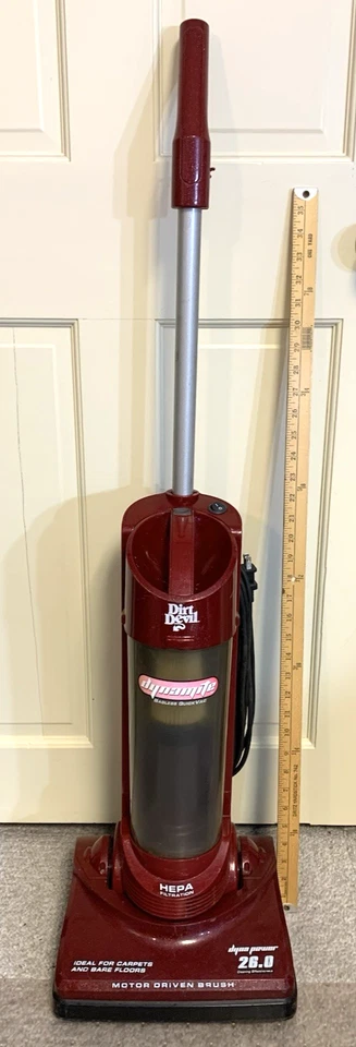 RARE Dirt Devil Dynamite Bagless Upright Vacuum Cleaner 084600/Tested Works - Image 1 of 4