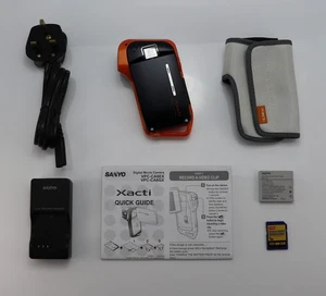 SANYO XACTI VPC-CA8 WATERPROOF CAMCORDER SDHC CARD VIDEO CAMERA - Picture 1 of 3