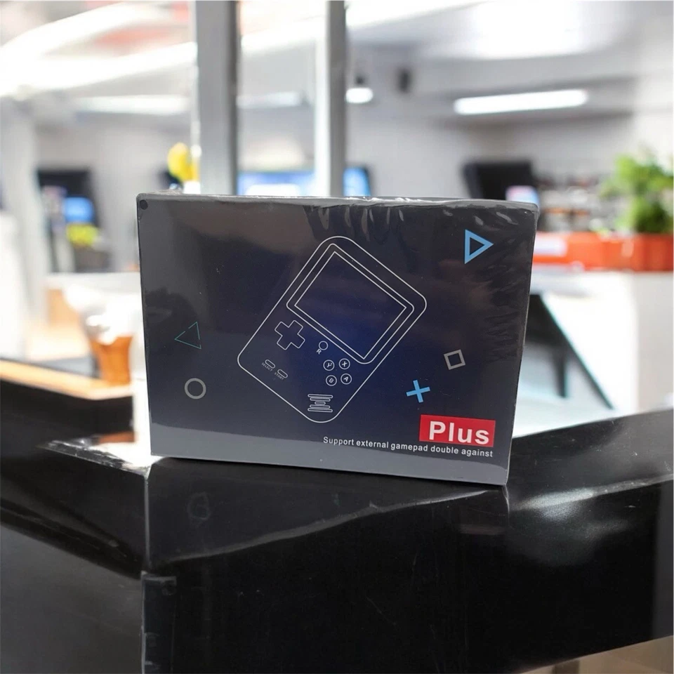 GAMEBOX Game Box Plus Handheld Console – Retro Gaming System w/ Preloaded Games