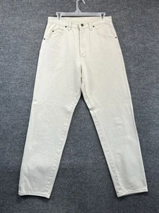 Vintage Wrangler Jeans Herren 32x32 Elfenbein Relaxed Tapered Denim Hose - Bild 1 von 9